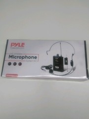 Pyle UHF Professional Wireless Microphone System Kit Black Karaoke & Conference