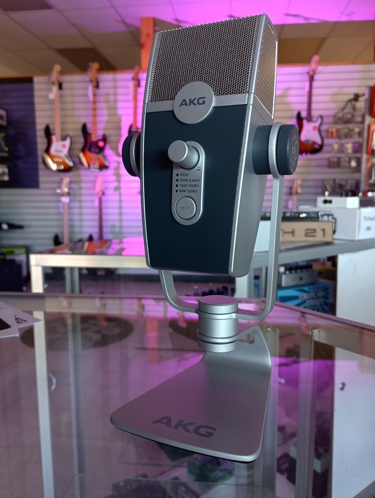 AKG Lyra Microphone 192 kHz for Podcast Studio Music Video – C44USB