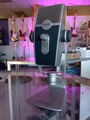 AKG Lyra Microphone 192 kHz for Podcast Studio Music Video – C44USB