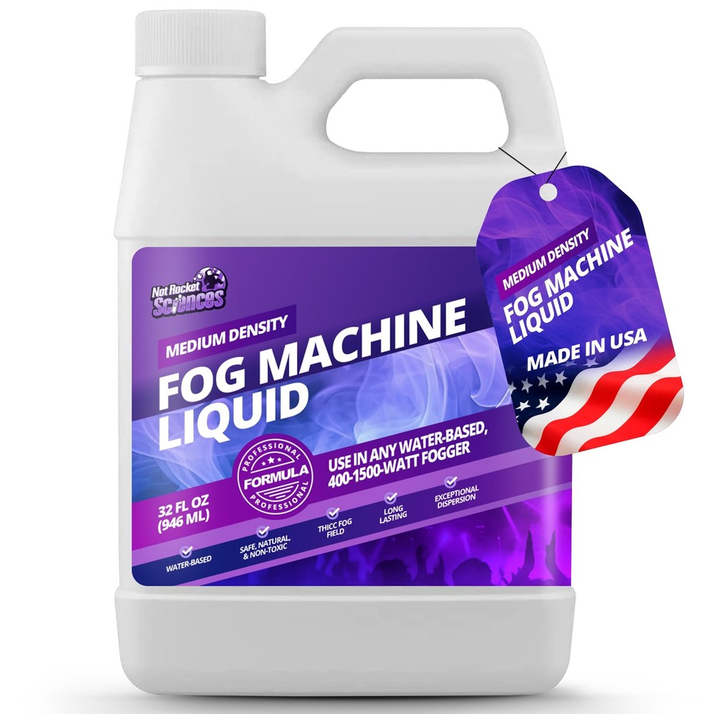 32oz Fog Machine Liquid Smoke – Medium Density Machine, 32 oz (1 Quart)