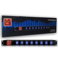 MR DJ PSC300 8 Outlets Rack Mount Power Supply AC 110V/220V Outlet Surge