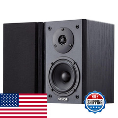 Vevor Powered Bookshelf Speakers 20W X 2 Active Studio Monitor Speaker 4 Inch
