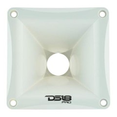 DS18 PRO H44 ABS PVC Plastic Universal Screw on Horn for Drivers White
