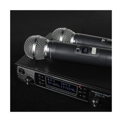 Wireless Microphone System, Dual Wireless Mics,w/ 2Handhelds,For Singing,Karaoke