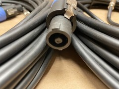 Set of (2) – 50 Foot – EXO 14g – Speakon -to- 1/4″ Speaker Cables ***NEW***