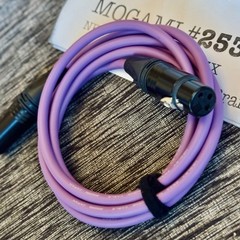 1-30 ft Mogami 2534 Star-Quad Purple | Choose Neutrik XLR/TRS | Bulk Ready