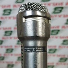 University Sounds US664A Metal Microphone w/ EV400 Desk Stand & Cable – USED