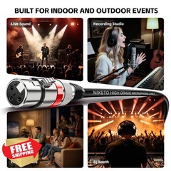 XLR Cables 3FT 6FT 10FT 15FT 25FT 50FT 100FT, Shielded Microphone Cable | All…