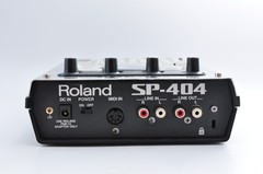 Roland SP-404 Sampler Silver Made in Japan w/Adapter + CF Working 0710X1-10