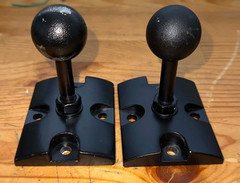 Pair of JBL Ball Mounts for Control 25 & 28 Speakers – Plastic Ball Type