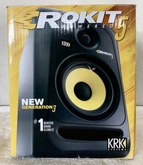 (2) KRK Rokit 5 Generation 3 Active Powered Bi-Amped Studio Monitors, New-in-Box