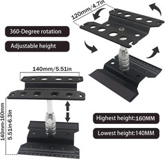 360 Rotation RC Car Work Stand Adjustable Height