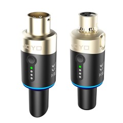 JOYO 5.8GHz Wireless Microphone System Plug On XLR Transmitter Receiver 100FT