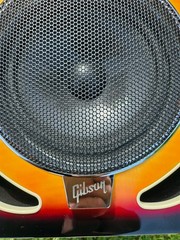 Gibson LP8 Powered Active Monitors Pair wCovers stands Flamed arch 100th Set LP-