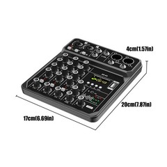 Small 4 Channel Digital Mixer Design For Easy Operation And Clear Sound
