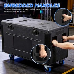 1-4X Road Trunk Case Flight Case Utility Load 1102 lb Detachable ATA Road Case