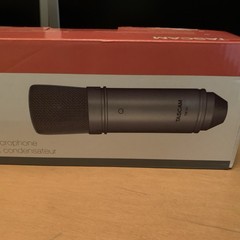 Tuscam TM80 Condenser Microphone with Shock Mount