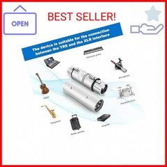 Seefeful XLR Adapter 4 Pack (2-Pair), 2 Male to Male Connector & 2 Female to Fem
