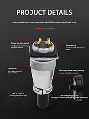 WEIPU WS28 10 Pin Aviation Circular TQ+Z 1 Female Plug & 1 Male Socket 10pin