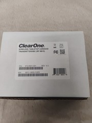 ClearOne Wireless Tabletop Cardiod Transmitter/Mic (RF M915), 910-6001-001