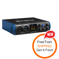 PreSonus 2X2 USB-C 24-bit/192kHz with 2 Mic Inputs Audio Interface Studio 24C