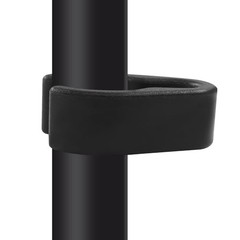Marvexi 10Pcs Microphone Cable Clip, Durable Plastic Mic Clamps 25mm, Black