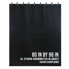 BOXER Tool XL Studio Grommeted Sound Dampening Blanket 80 in. x 96 in. Acoustic