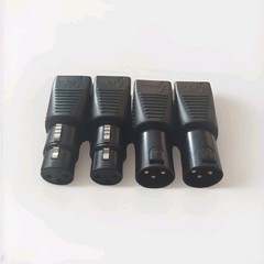 DMX to RJ45 Connector – RJ45 lot of 4 Ethernet to 3 Pin XLR DMX Female & Male.