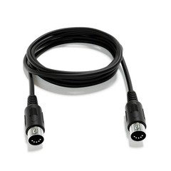 Durable 200 cm MIDI Audio Cable – 5 Pin DIN Male to Male/Female – Oxygen-Free