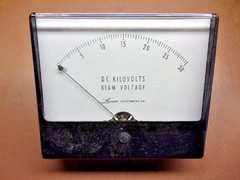 Vintage SIMPSON 0-30 DC Kilovolts Beam Voltage Meter Gauge New in Box