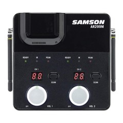 Samson Concert 288m Dual Handheld Wireless System w/ Tabletop Receiver (D Band)