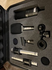 studio microphone bundle. Samson C02 Audio Technica 2020 Sennheiser E609