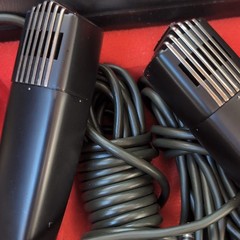 M 818 Dynamic Stereo Microphone Combination Wired 1/4in TS Black