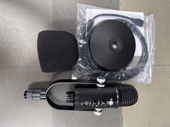 USB Microphone Metal Condenser Mic:Plug&Play Gaming Microphones on PC,Mac,Twitch