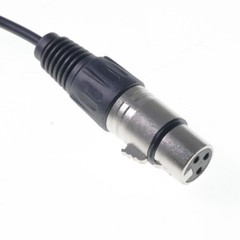 3-Pin Mini XLR Male to XLR Female Lavalier Microphone Cable