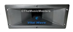 One Pair 4×10 Inch Piezo Flush Mount Horn TWEETERS Home Car Pro Studio Speakers
