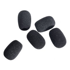 5/10pcs Black Foam Cover Sponge 10*25*35mm Protect Mic Against Wind Interference