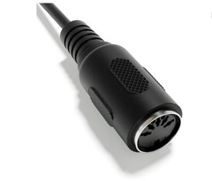 Lot Of 5 3.5mm 5 Pin Din MIDI Cable Female to 3.5 (1/8in) TRS Stereo Male(15 CM)