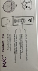 Apogee Professional Microphone Corded 314653 MIC Plus Including Soft Case NWB