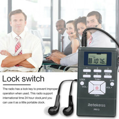 Retekess Church Translation System with 1 FM Transmitter & 5 FM Radio Receivers