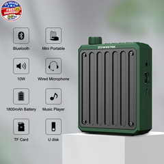Voice Amplifier for Teachers, Bluetooth Voice Amplifier Personal Microphone Head