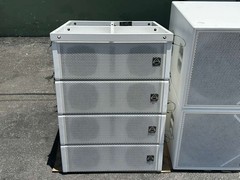 (4) Wharfedale Pro WLA-28A 8″ Line Array W/ (2) WLA-218BA SUB PKG #7018 (THS)