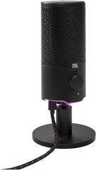 JBL Quantum Stream Dual-Pattern USB Microphone for Streaming, Recording, Gaming