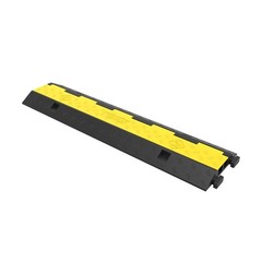 VEVOR Cable Protector Ramp, 5 Packs 2 Channels Speed Bump, Rubb… USA FAST SHIP