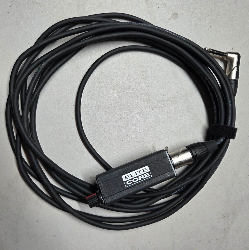 Elite Core EC-WBP-VC Wired Body Pack with Passive Volume Control & 18 foot cable