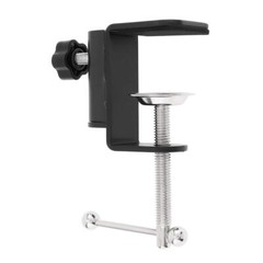 Universal C Shape Table Mount Clamp for Mic Boom Arm Stand Fits 1.77″/4.5cm