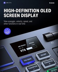 🎹 Donner DMK-25 Pro USB MIDI Keyboard Controller 25 Key 8 Drum Pad Touch Bar