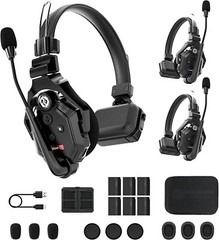Hollyland Solidcom C1 Wireless Headset Intercom System 3Person Full Duplex1100ft