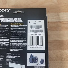 Sony WCS-999 900MHz Wireless Microphone System – New (open box)