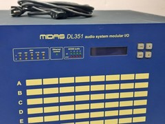 Midas DL351 Modular Stage Box with 8 DL441 Mic Line Input Card 64 Inputs